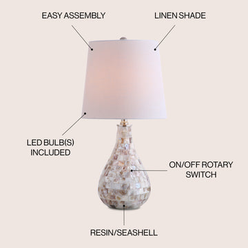 Mona 20.5" Mini LED Table Lamp - JONATHAN Y
